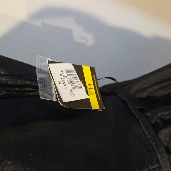 Taylor NWTs Tonal Strip Fit & Flare Dress - Picture 8 of 9